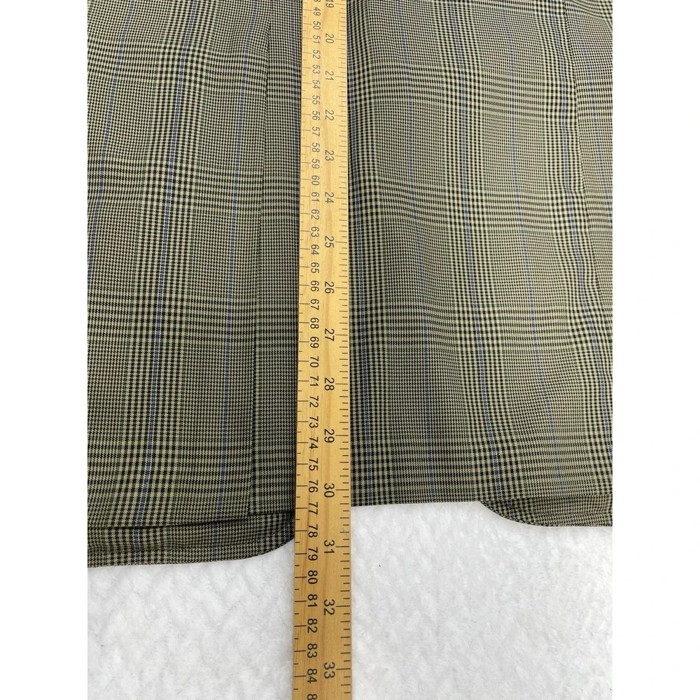 L.L. BEAN Men's Classic‎  Dark Green & Tan Plaid Preppie JACKET BLAZER 40R